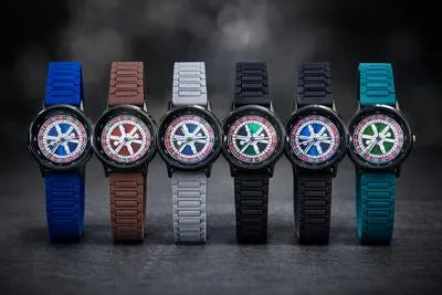 12-Hour Analog Round Dial Casual Sports Wrist Watch