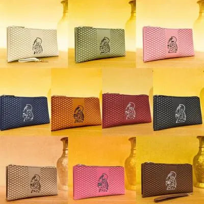 Elegant Penguin Embossed Wallet for Women