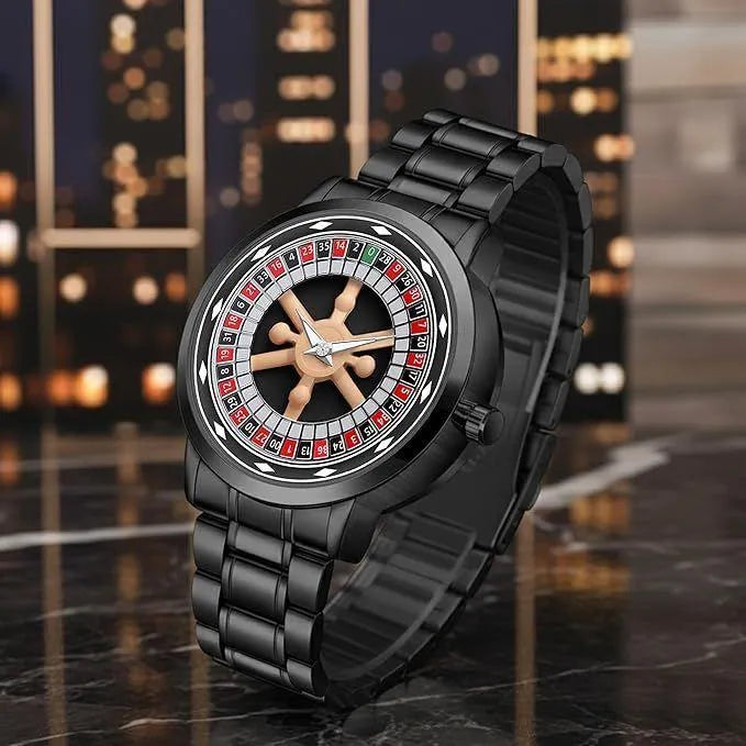 360° Rotating Dial Unique Luxury Wrist Watch
